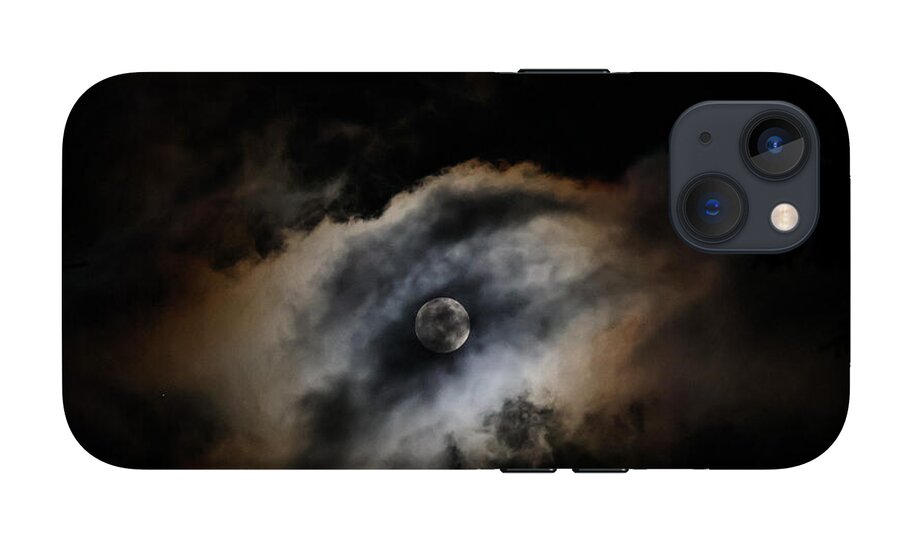 Moon in the clouds  - Phone Case