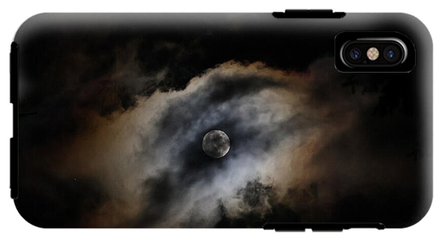 Moon in the clouds  - Phone Case