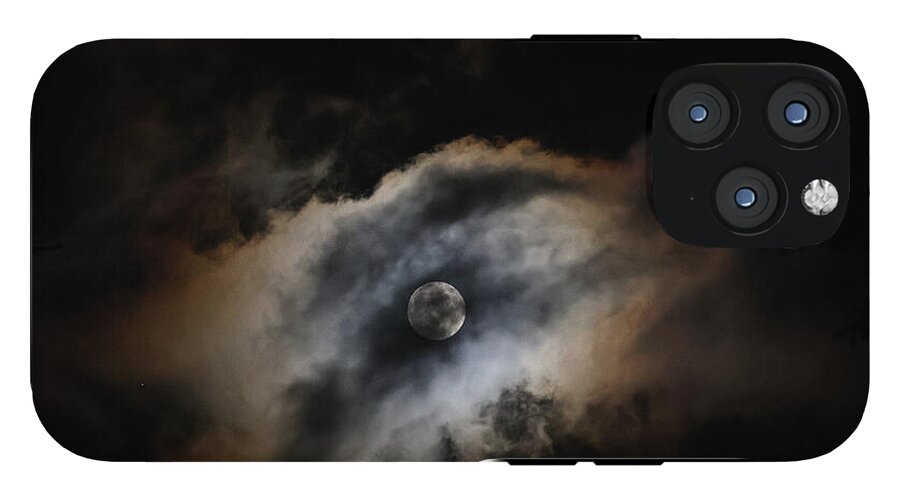 Moon in the clouds  - Phone Case