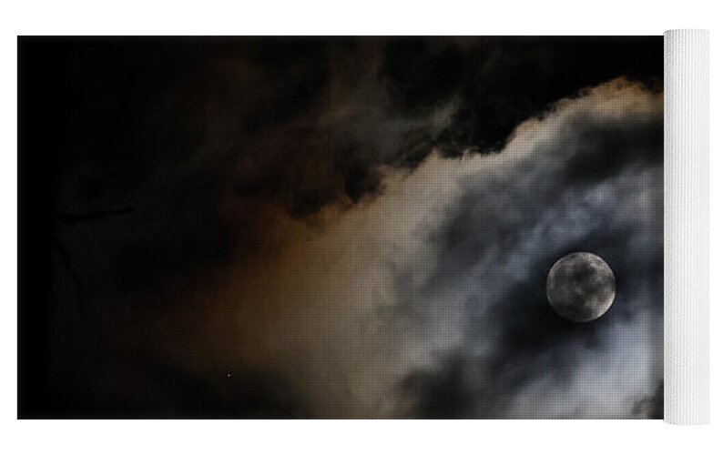 Moon in the clouds  - Yoga Mat