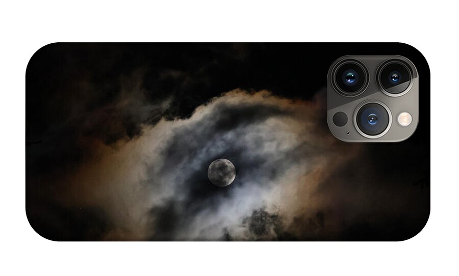 Moon in the clouds  - Phone Case