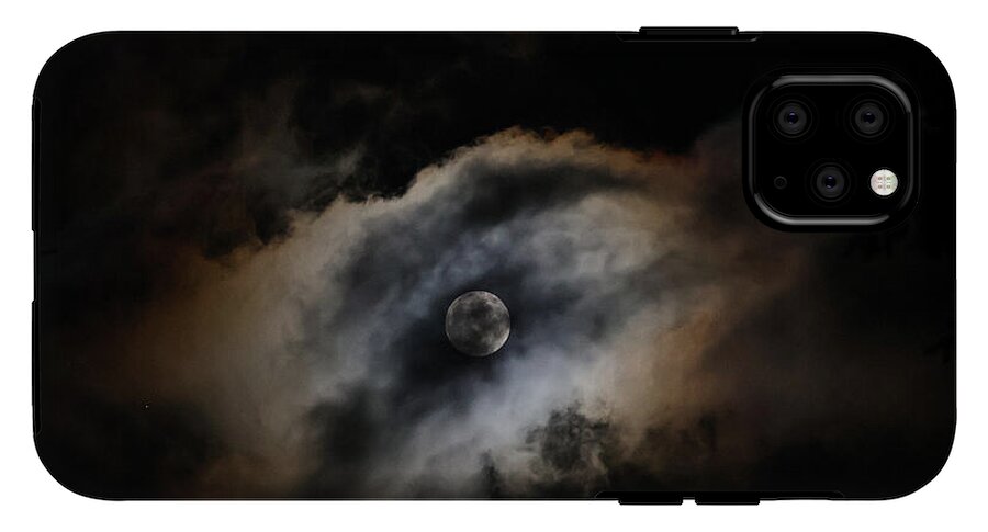 Moon in the clouds  - Phone Case