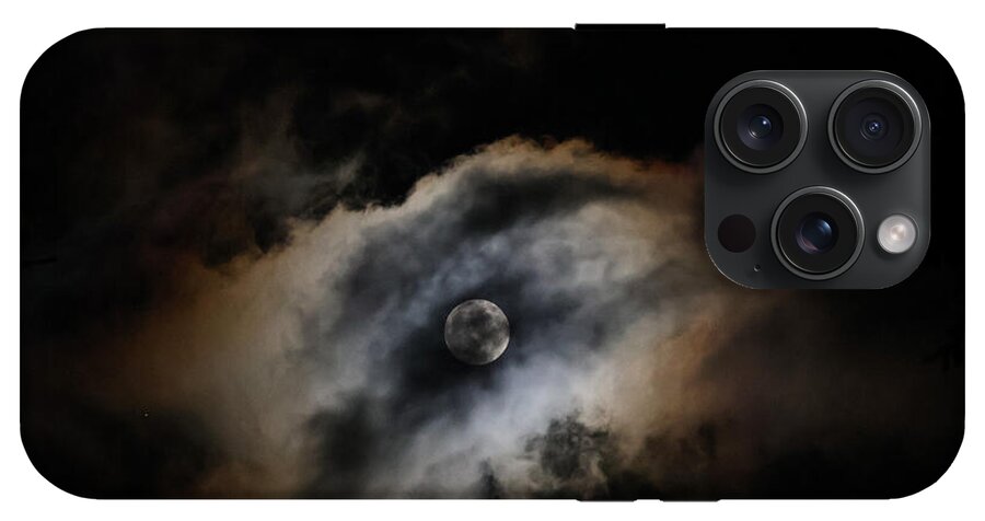 Moon in the clouds  - Phone Case