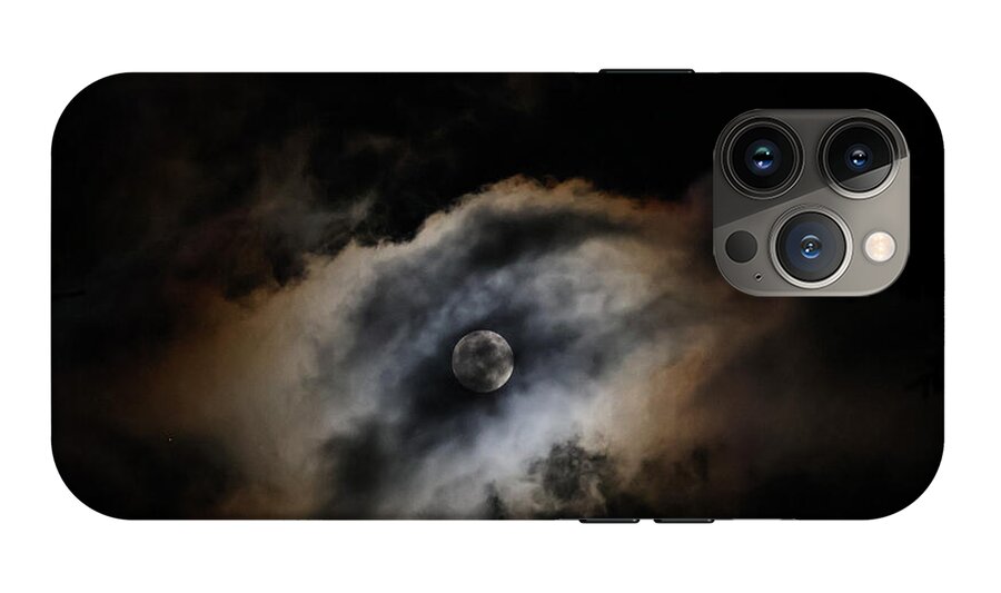 Moon in the clouds  - Phone Case
