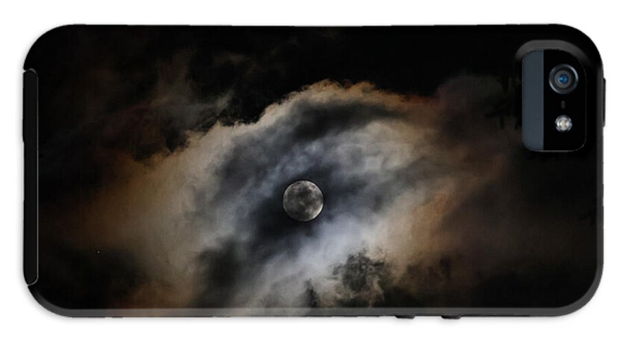 Moon in the clouds  - Phone Case