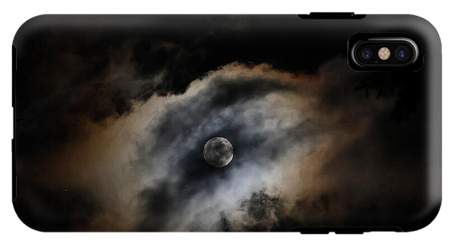 Moon in the clouds  - Phone Case