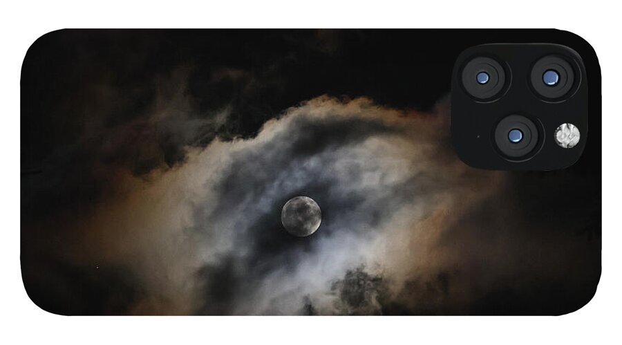 Moon in the clouds  - Phone Case