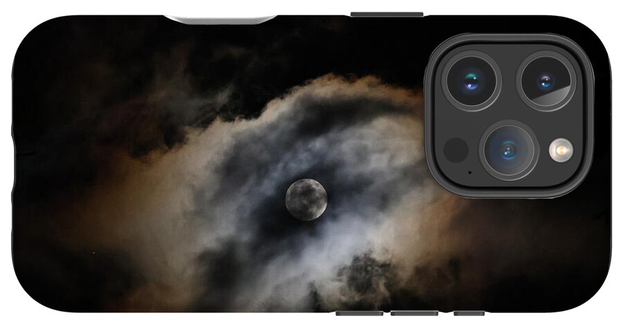 Moon in the clouds  - Phone Case