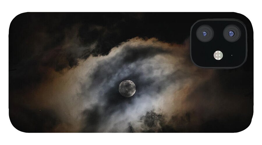 Moon in the clouds  - Phone Case