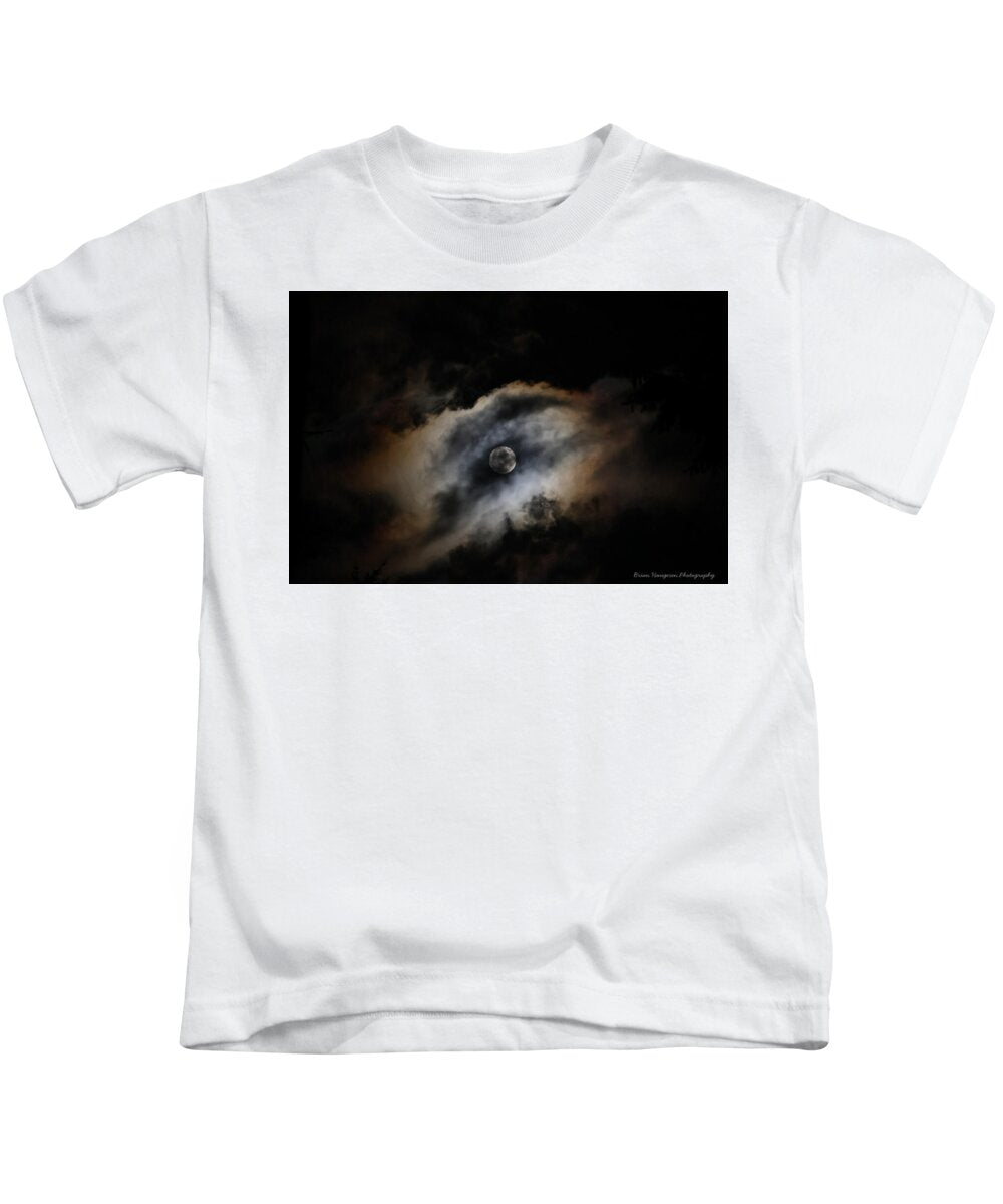 Moon in the clouds  - Kids T-Shirt