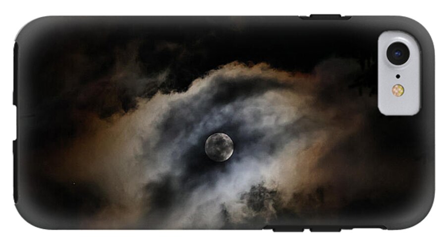 Moon in the clouds  - Phone Case