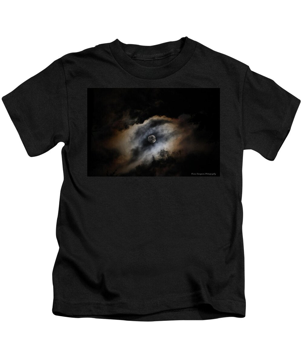 Moon in the clouds  - Kids T-Shirt