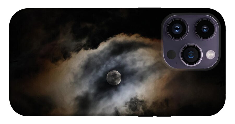 Moon in the clouds  - Phone Case