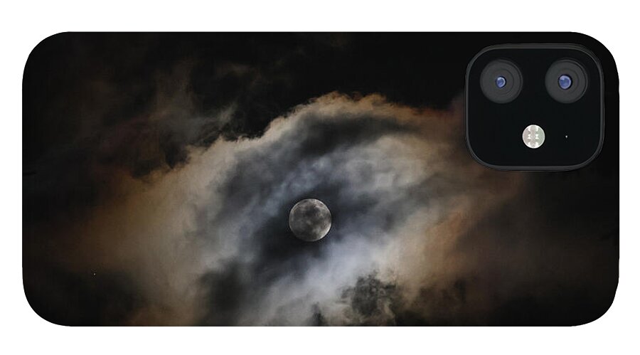 Moon in the clouds  - Phone Case