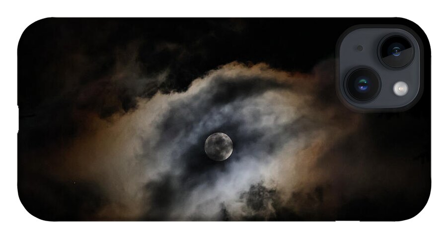 Moon in the clouds  - Phone Case