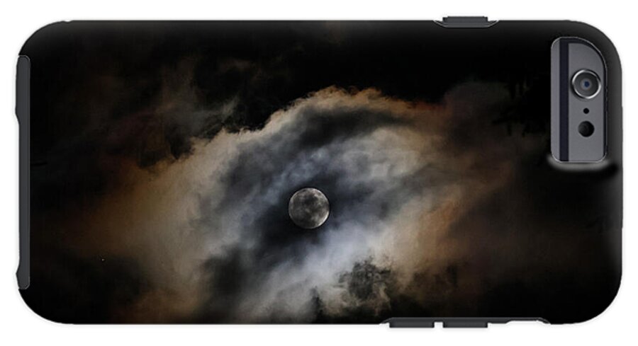Moon in the clouds  - Phone Case