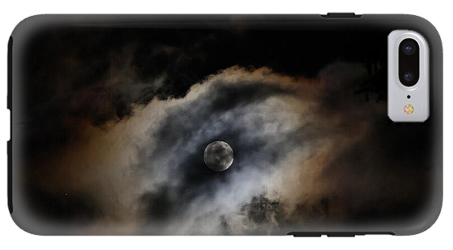 Moon in the clouds  - Phone Case