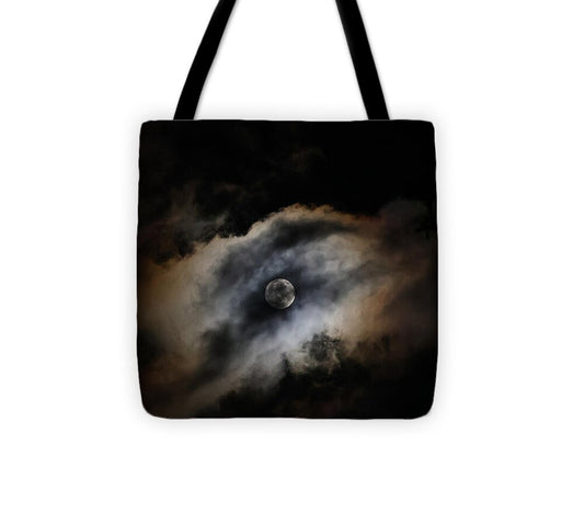 Moon in the clouds  - Tote Bag