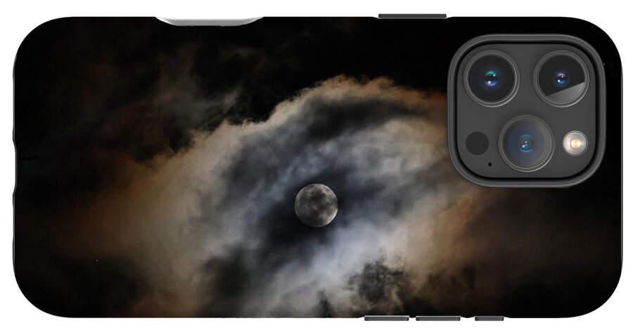 Moon in the clouds  - Phone Case