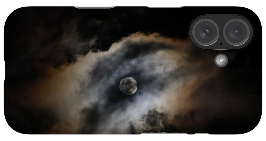 Moon in the clouds  - Phone Case