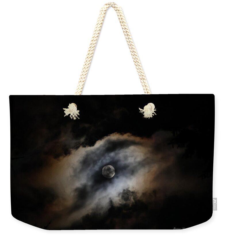 Moon in the clouds  - Weekender Tote Bag