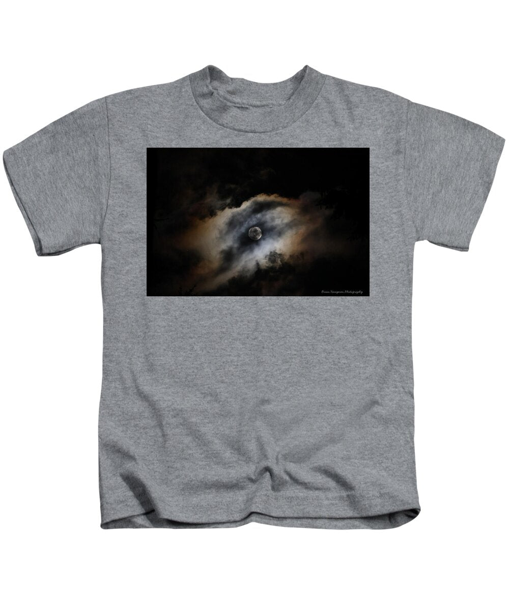 Moon in the clouds  - Kids T-Shirt