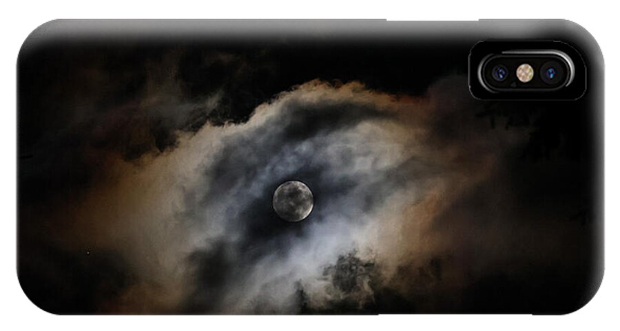 Moon in the clouds  - Phone Case