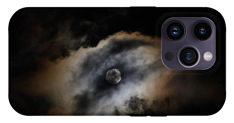 Moon in the clouds  - Phone Case