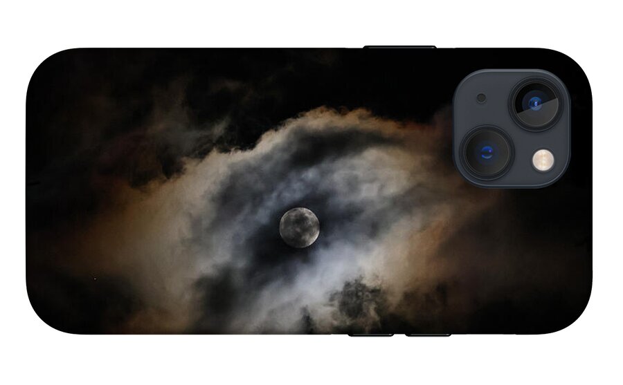 Moon in the clouds  - Phone Case