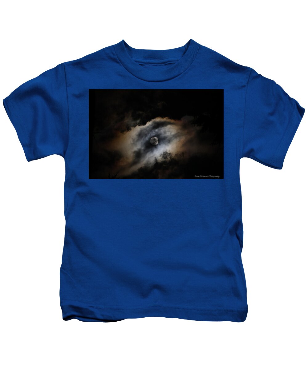 Moon in the clouds  - Kids T-Shirt