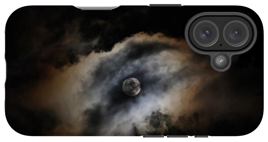 Moon in the clouds  - Phone Case