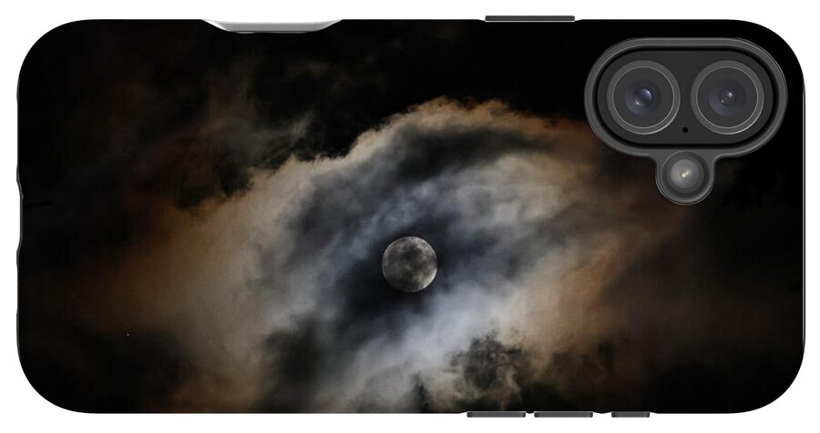Moon in the clouds  - Phone Case