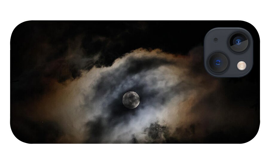 Moon in the clouds  - Phone Case