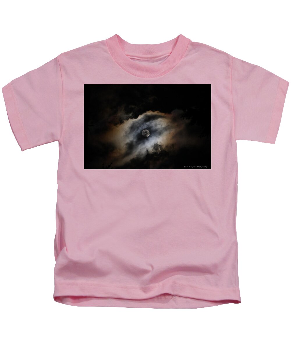 Moon in the clouds  - Kids T-Shirt