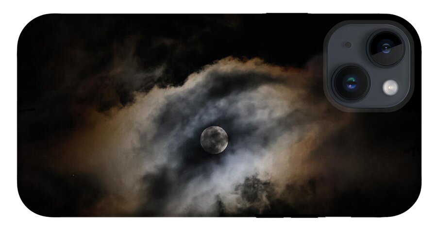 Moon in the clouds  - Phone Case