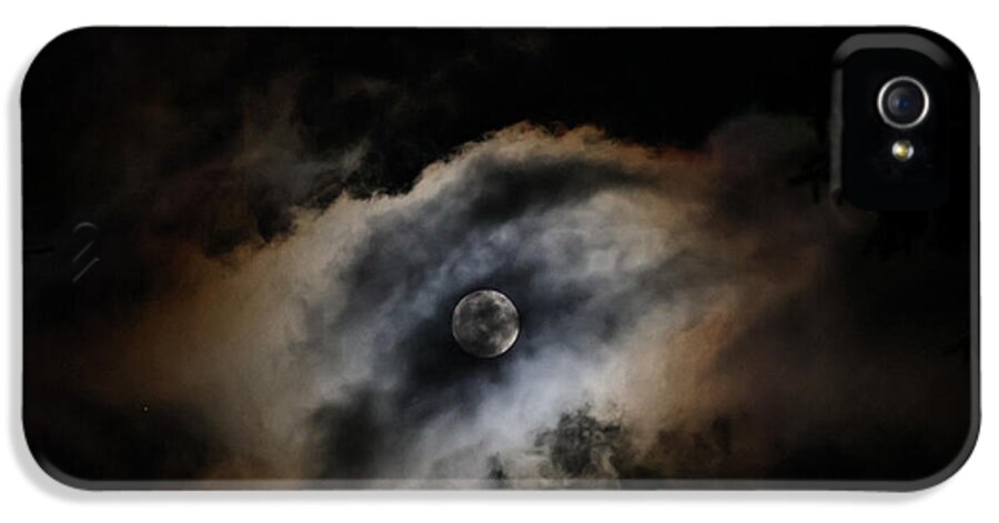 Moon in the clouds  - Phone Case