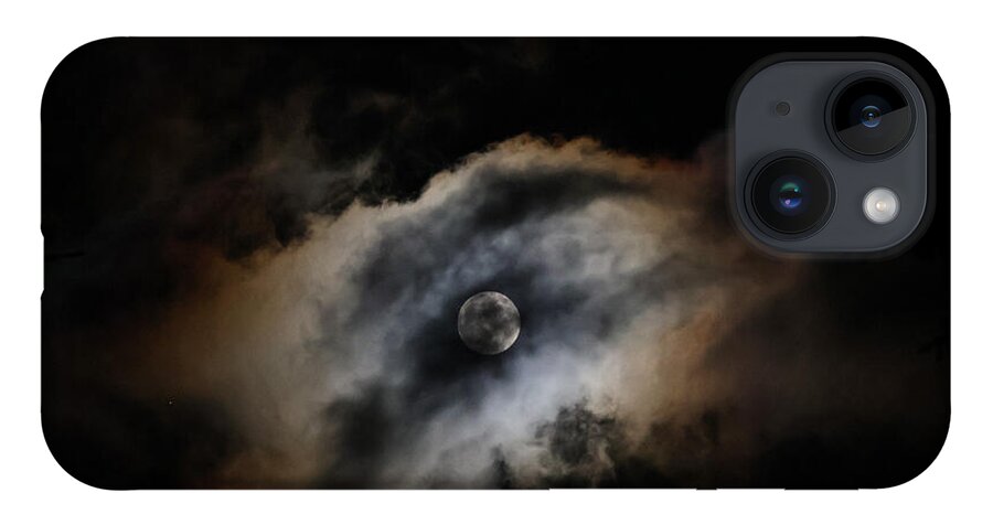 Moon in the clouds  - Phone Case
