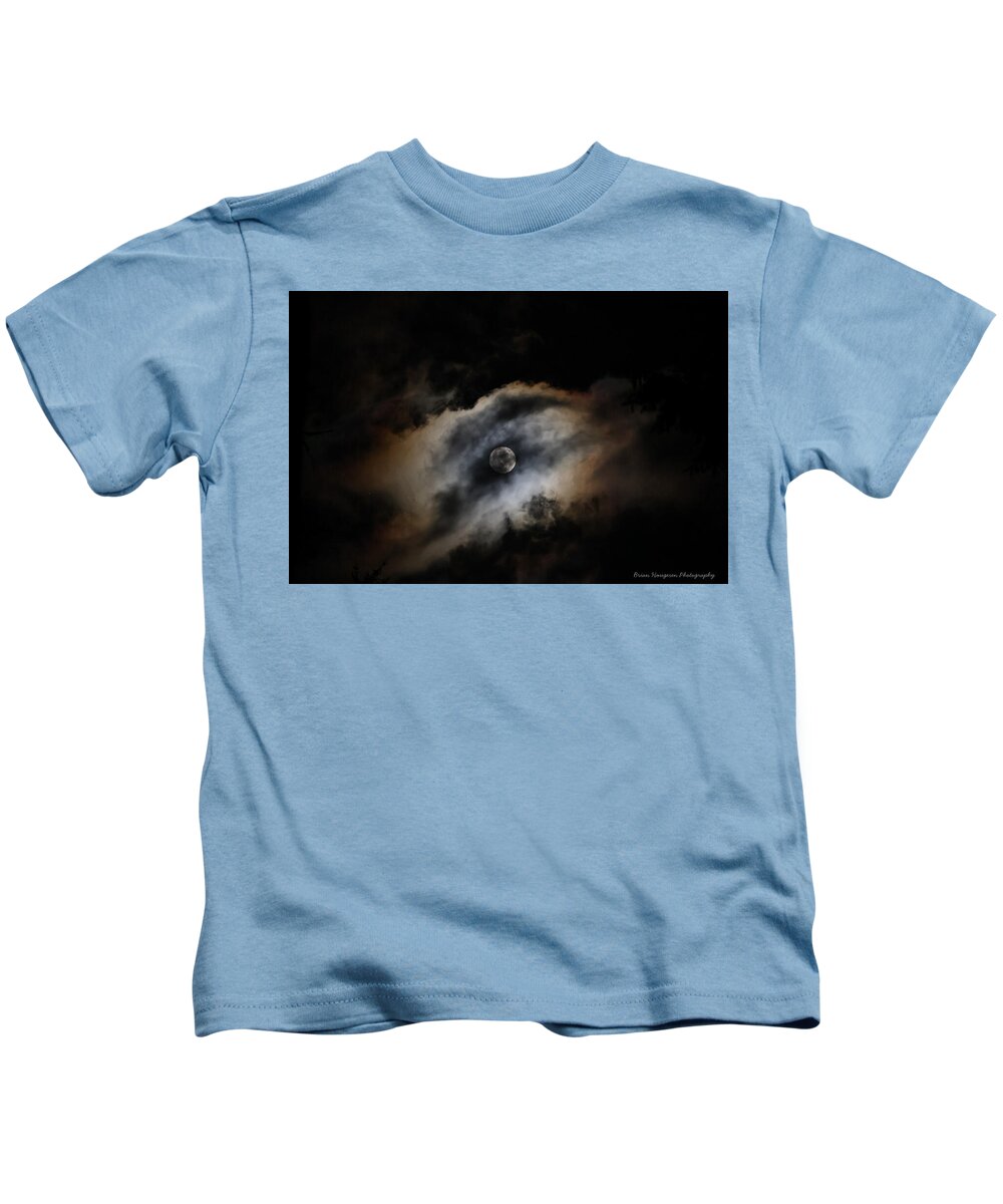 Moon in the clouds  - Kids T-Shirt