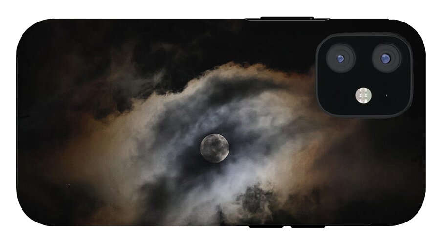 Moon in the clouds  - Phone Case