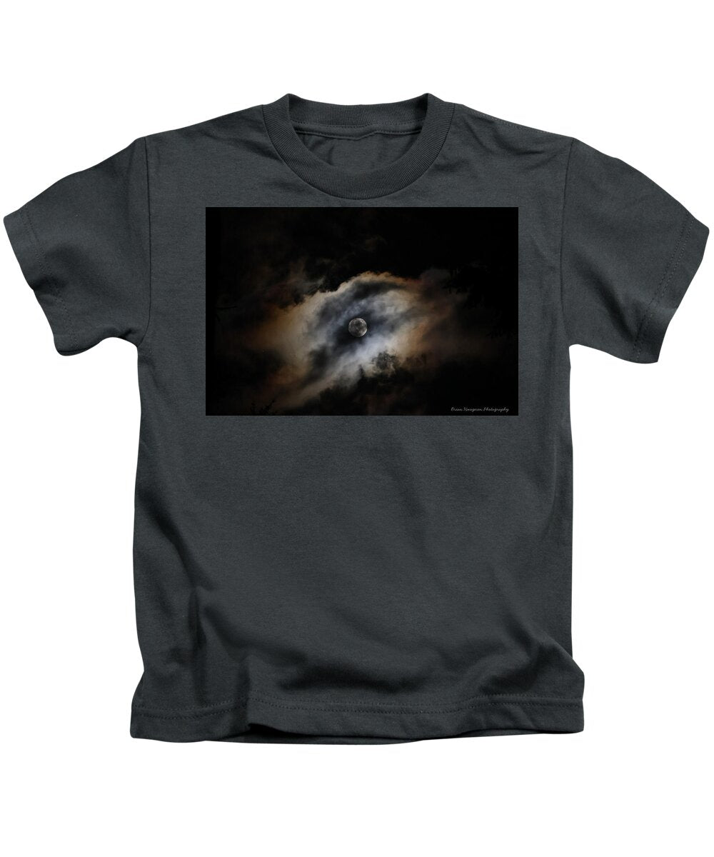Moon in the clouds  - Kids T-Shirt