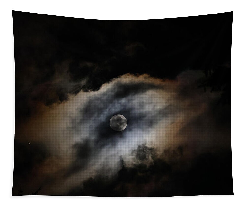 Moon in the clouds  - Tapestry