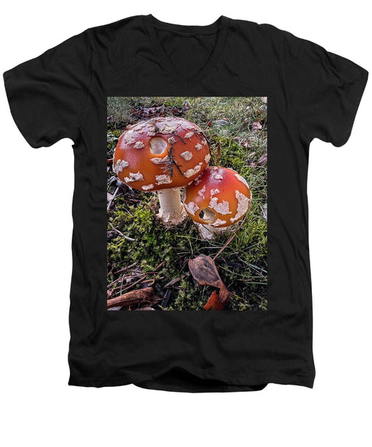 Mushrooms  - Men's V-Neck T-Shirt