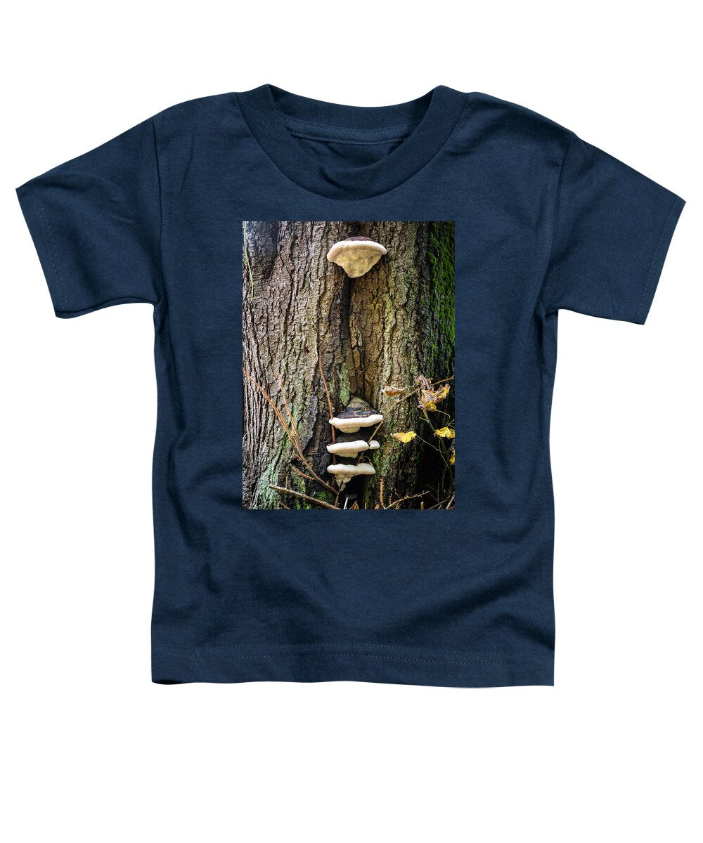 Mushrooms on the tree - Toddler T-Shirt