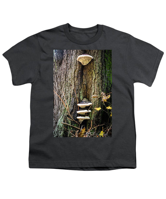 Mushrooms on the tree - Youth T-Shirt