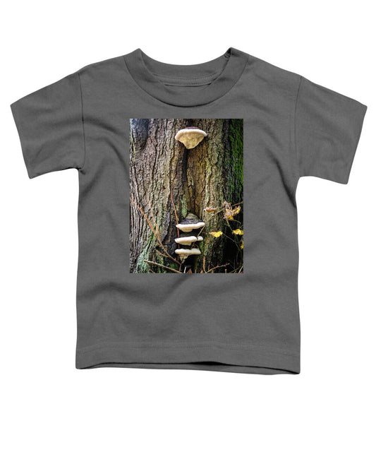 Mushrooms on the tree - Toddler T-Shirt
