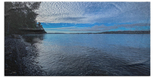 Reflection of the clouds  - Beach Towel