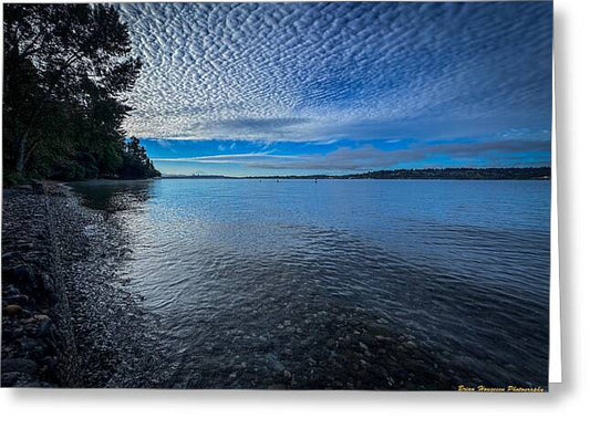 Reflection of the clouds  - Greeting Card