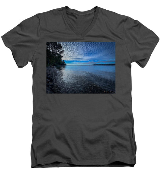Reflection of the clouds  - Men's V-Neck T-Shirt
