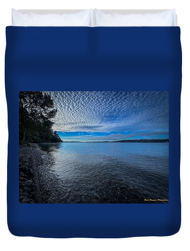Reflection of the clouds  - Duvet Cover
