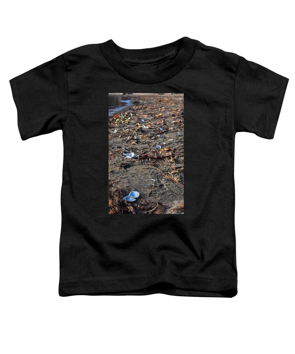 Seashells on the shoreline  - Toddler T-Shirt